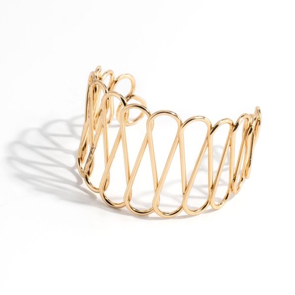 Wickedly Wired - Gold Bracelet - Picture 2 of 2